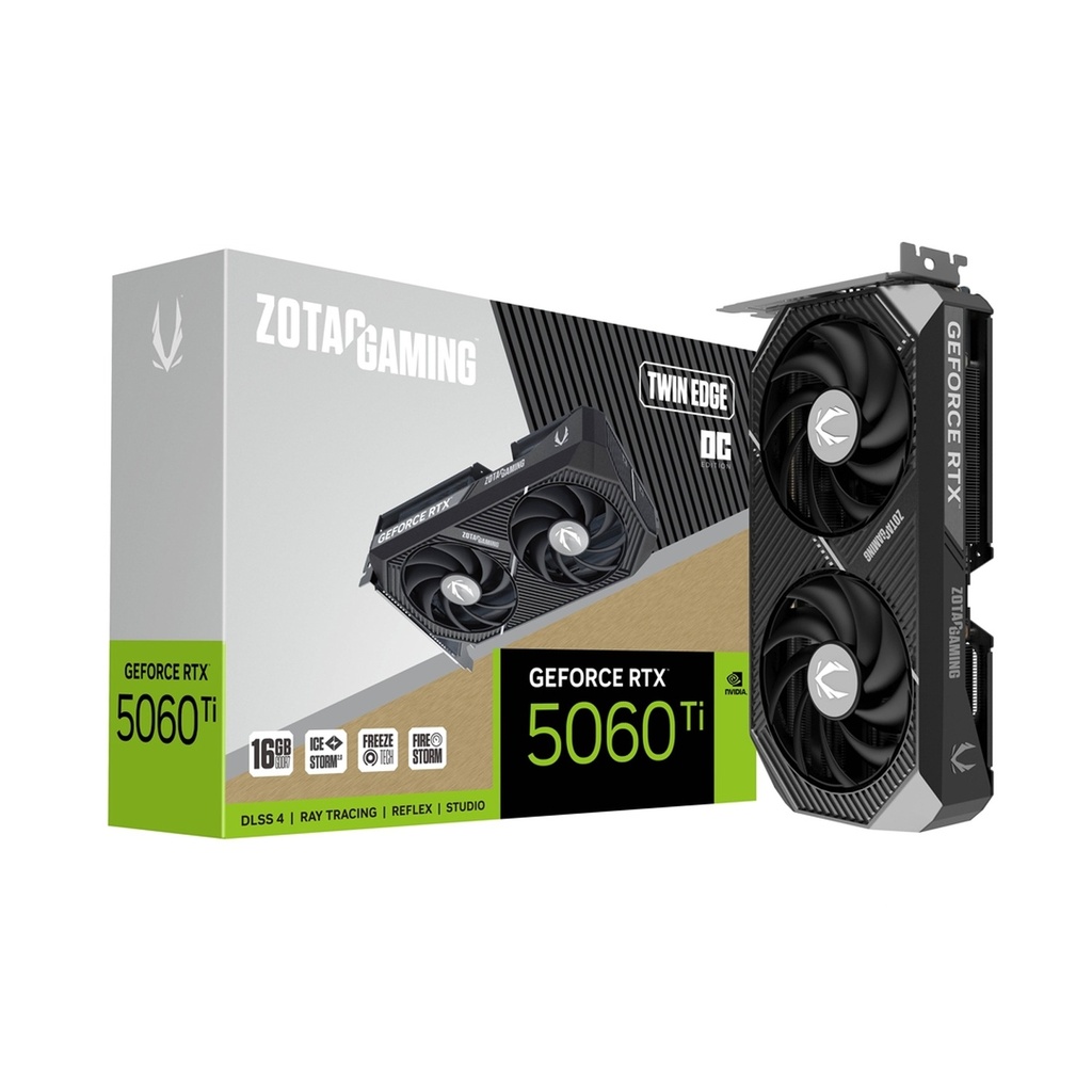 [NS028952] Zotac Geforce RTX 5060Ti 16GB Twin Edge OC Edition GDDR7 Graphic Card