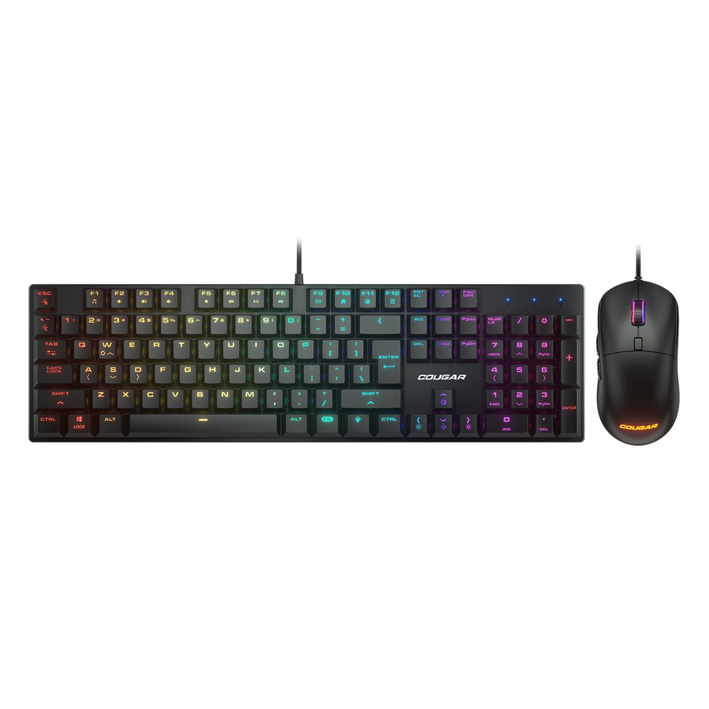 [NS028144] Cougar COMBAT Desktop Gaming Mechanical Keyboard & Mouse Combo