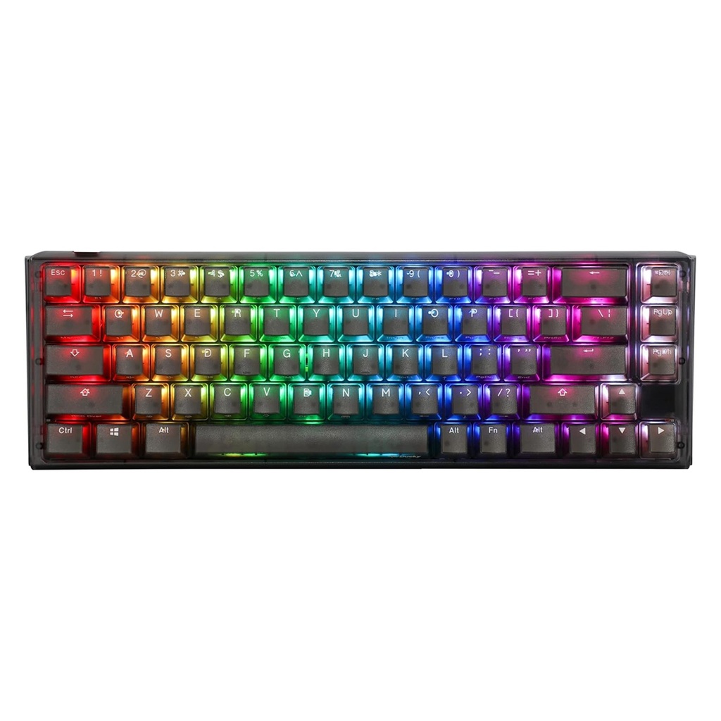 Ducky One 3 SF Aura Black Hot-Swap RGB Double Shot PBT Mechanical Keyboard MX Cherry Red Switch