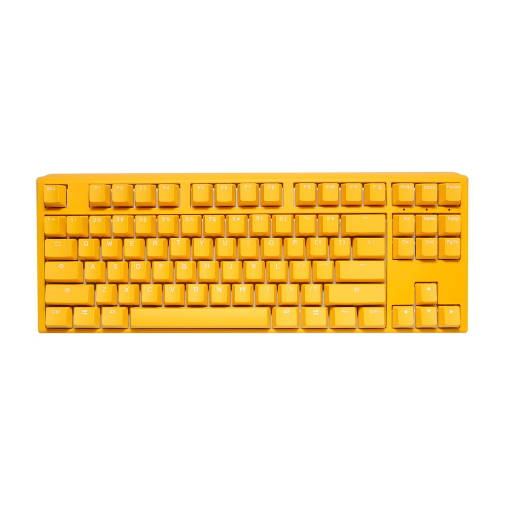 [NS009723] Ducky One 3 Yellow TKL Hot-Swap RGB Double Shot PBT Mechanical Gaming Keyboard MX Cherry Blue Switch