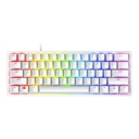 Razer Huntsman Mini Mercury Edition 60% Gaming Keyboard Linear Optical Red Switches & PBT Keycaps