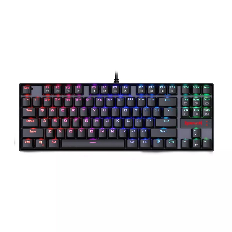 Redragon Kumara RGB Mechanical Gaming KeyBoard Blue Switch - Black