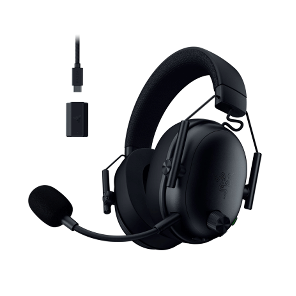 [NS030452] Razer Black Shark V3 (Gen-2), Wireless/Wired/Bluetooth Gaming Headset, Upto 70 Hours Baterry, Detachable Mic, For PC/PS, Black | RZ04-05410100-R3M1