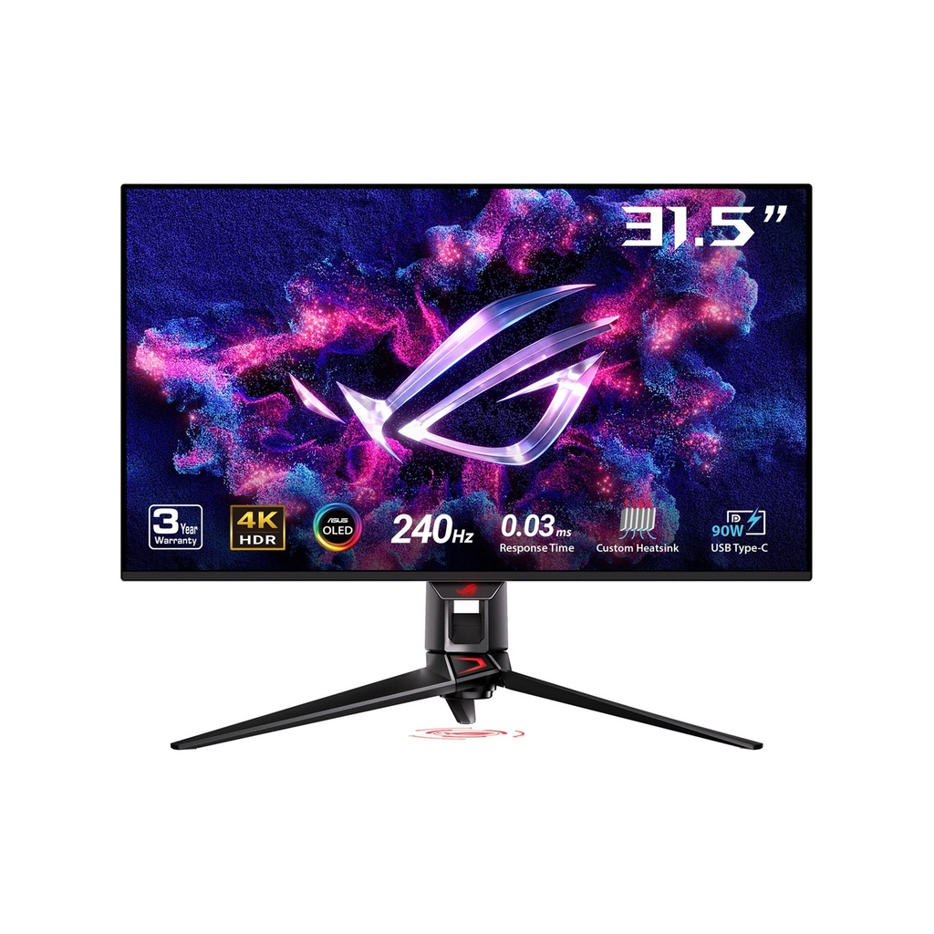 [NS014903] Asus ROG Swift OLED (PG32UCDM) 31.5" 4K UHD 240Hz 0.03Ms Type-C 90W Nvidia G-Sync Hdmi 2.1 Gaming Monitor