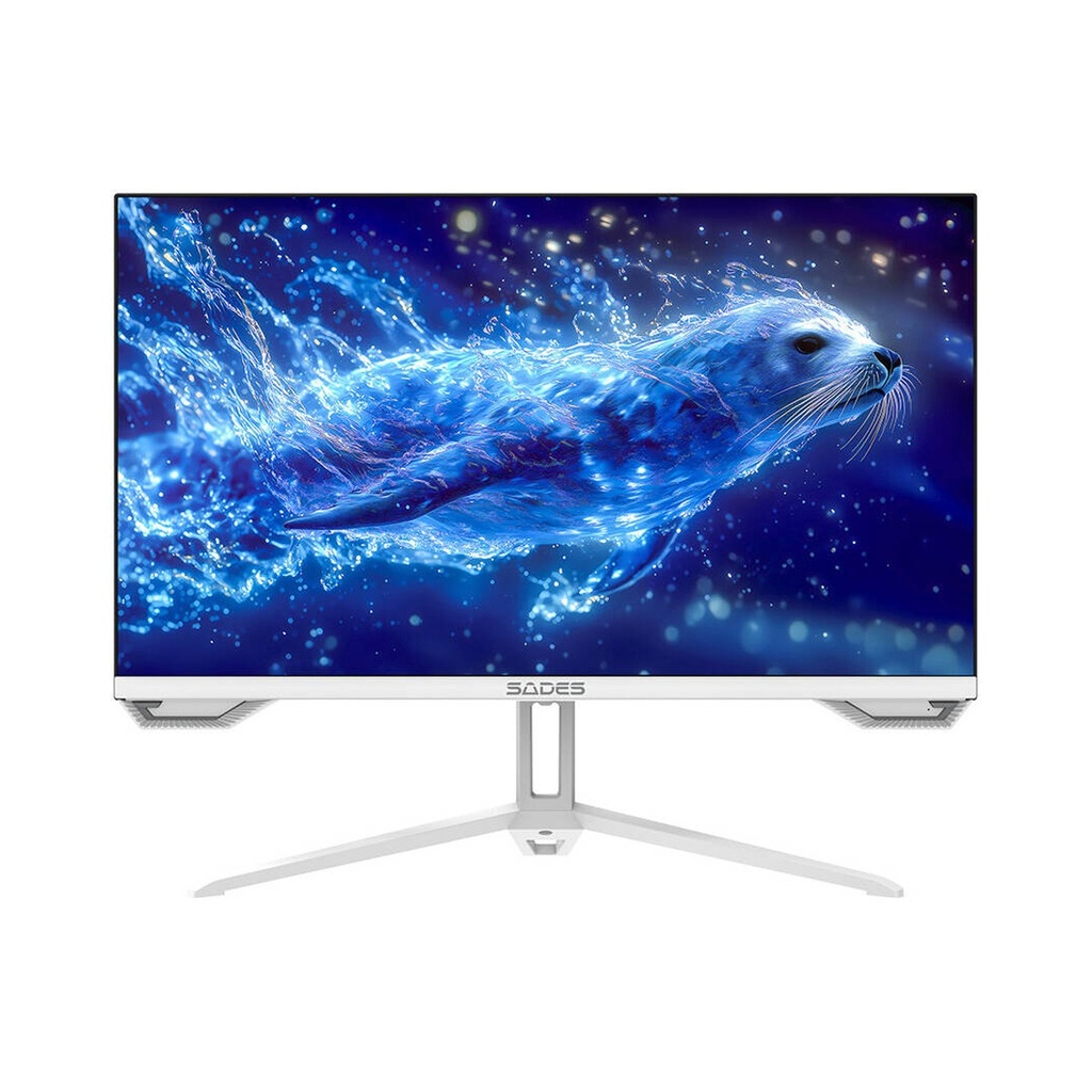 [NS030664] Sades SL-Sealion Pro 24",IPS Panel FHD 144Hz 1ms HDMI 2.1, Flat Gaming Monitor - White