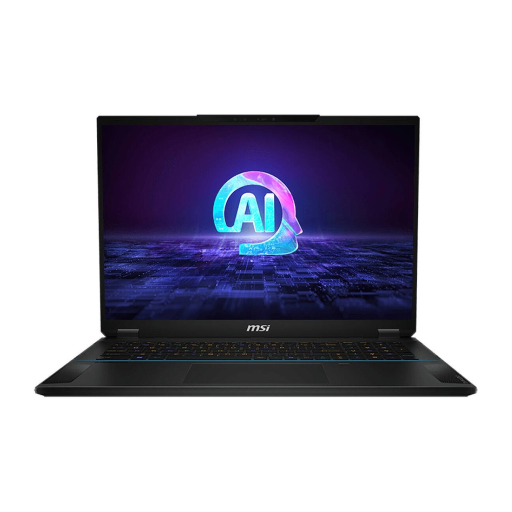 [NS033270] MSI Stealth 18 AI Studio A1VHG Gaming Laptop, Intel Core Ultra 9 185H Processor, 32GB DDR5 RAM, 1TB NVMe SSD, RTX 4080 12GB GPU, 18” UHD+ (3840x2400) MiniLED, 120Hz Display, RGB Keyboard, Windows 11 Home - Black | 9S7-183111-008