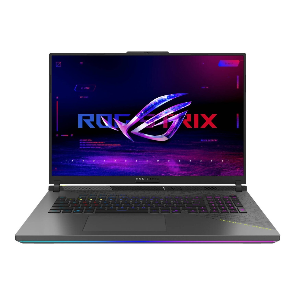 [NS031943] Asus Rog Strix G16 G614PP-MS96 Gaming Laptop, AMD Ryzen 9-8940HX Processor, 32GB DDR5 RAM, 1TB NVMe SSD, RTX 5070 8GB VGA, 16" WUXGA IPS 165Hz Display, RGB Keyboard, Windows 11 Home, Eclipse Gray | 90NR0L67-M001H0