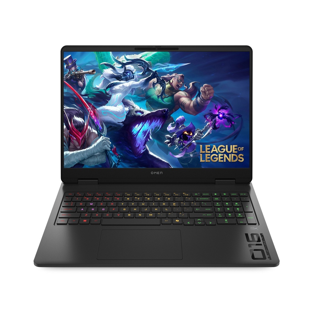 HP Omen (16-AP0053DX) Gaming Laptop, AMD Ryzen 9-8940HX Processor, 32GB DDR5 Ram, 1TB Gen4 NVMe SSD, RTX 5060 8GB GPU, 16" 2K 144Hz IPS Display, RGB backlit Keyboard, Wi-Fi 6E+BT 5.3, Windows 11 - Shadow Black