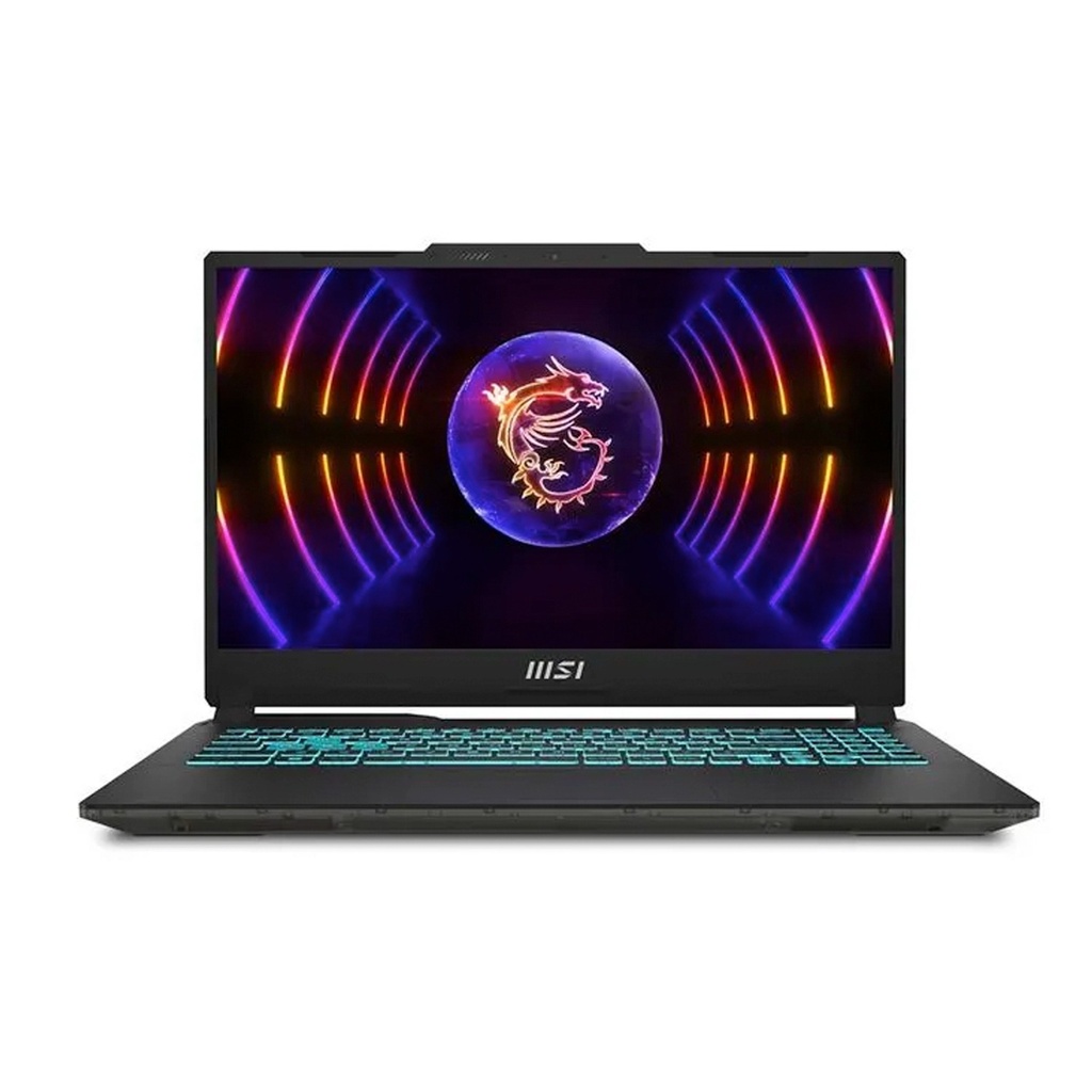 MSI Cyborg 15 A13VF Gaming Laptop, Intel Core 7-13620H Processor, 16GB DDR5 Ram, 512GB NVMe SSD, RTX 4060 8GB VGA, 15.6’’ FHD Display, Backlit (English /Arabic) Keyboard, Windows 11 Home, Translucent Black | 9S7-15K111-853