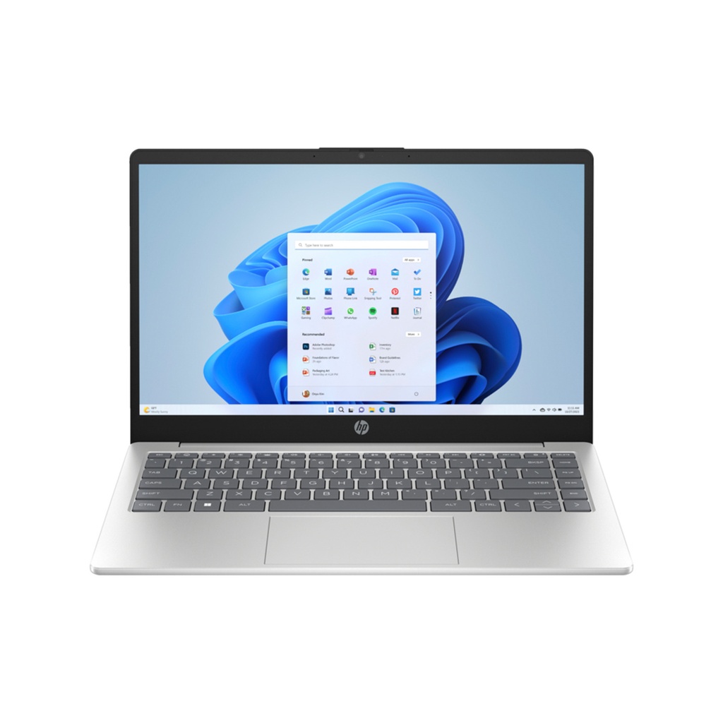 [NS028778] HP Laptop (14-EM0001NE) AMD Ryzen 3-7320U, 8GB RAM, 256GB SSD, 14'' IPS FHD Display (Win 11 Home) - Silver