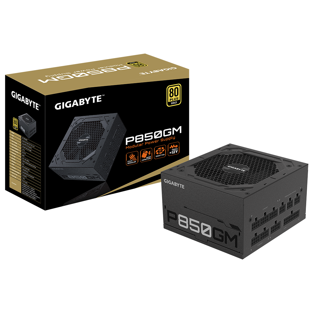 GigaByte P850GM 80PLUS GOLD Full Modular 850W Power Supply