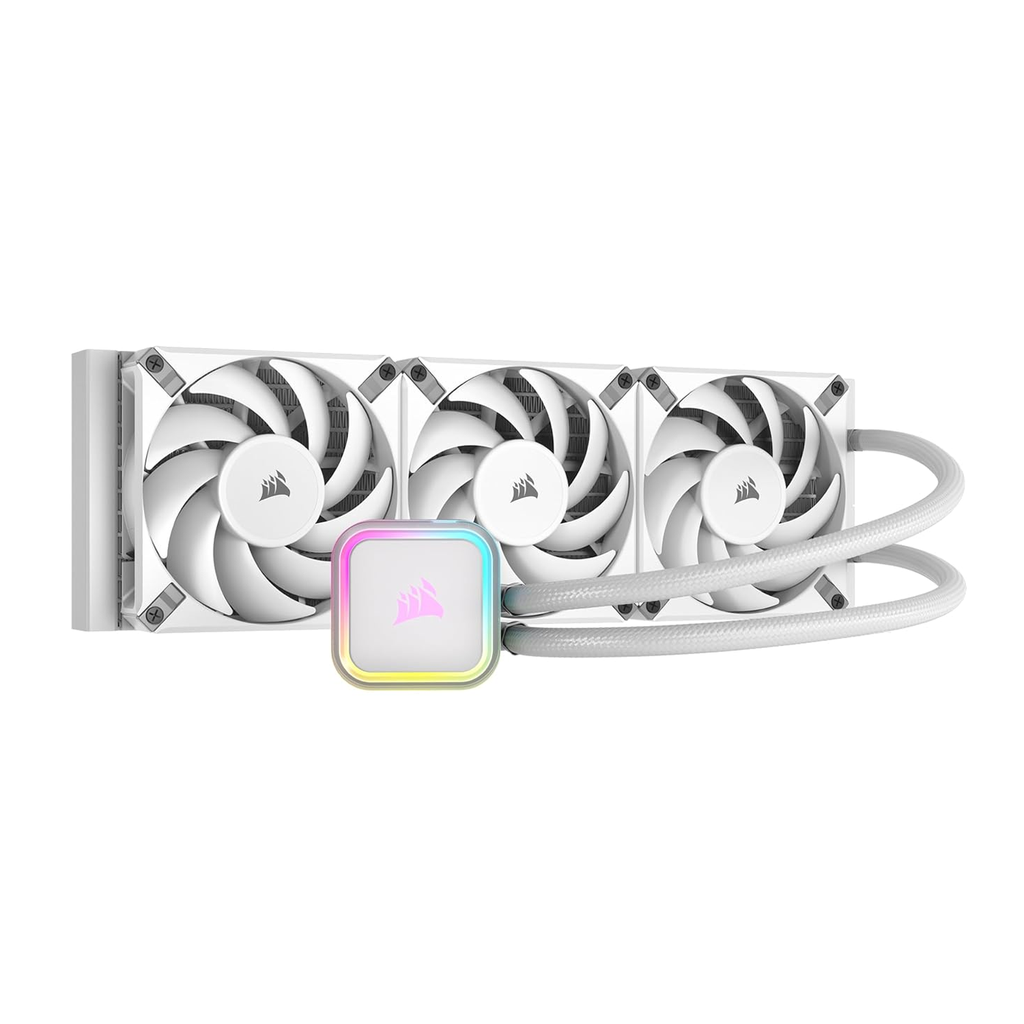 [NS024940] Corsair iCUE Link H150i ELITE RGB Extreme Performance 360mm CPU Liquid Cooler - White