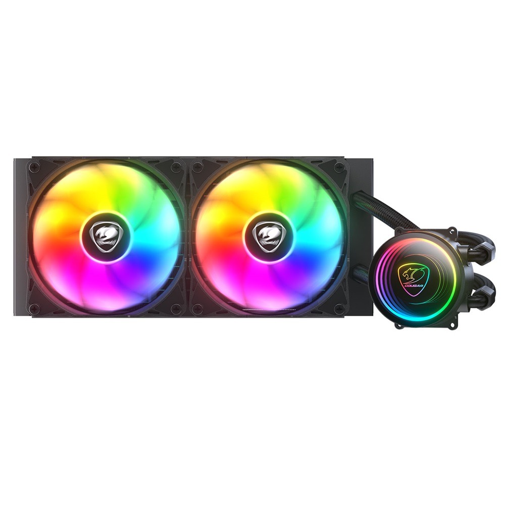 [NS014249] Cougar Poseidon Elite ARGB 240 AIO Liquid Cooler - Black