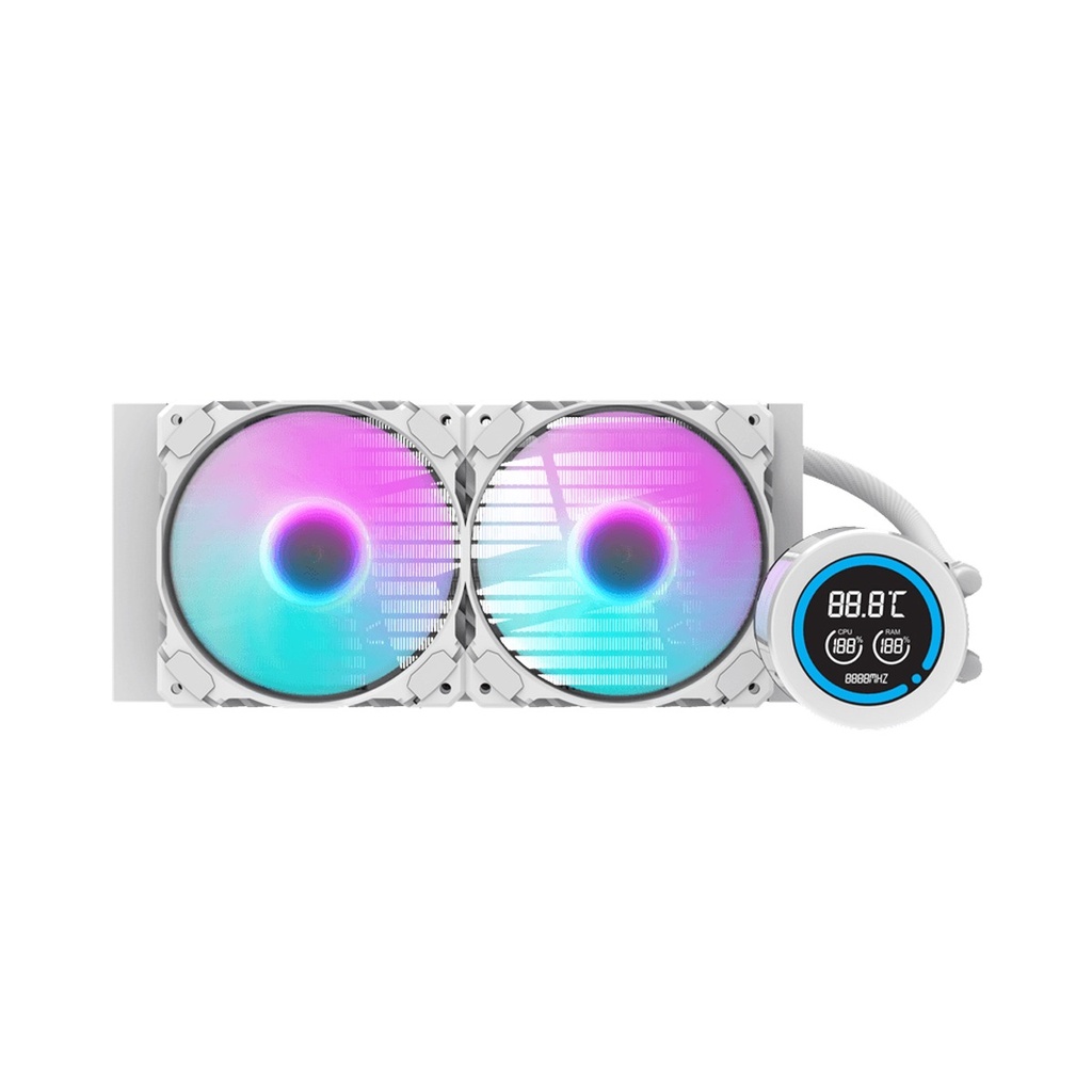 DarkFlash Nebula Series DN240D All-In-One 240MM Liquid Cooler - White
