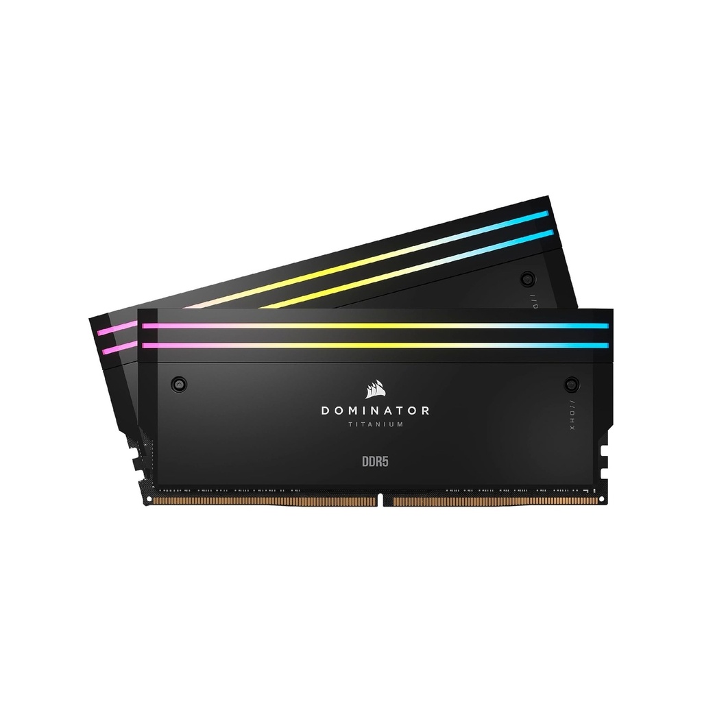[NS028623] Corsair Dominator Titanium RGB DDR5 - 96GB (2x48GB) 6800MT/s CL40 Memory Kit - Black