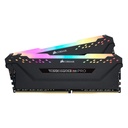Corsair Vengeance RGB Pro 16GB (2x8GB) DDR4 3600MHz CL18 Memory Kit - Black