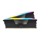 CORSAIR VENGEANCE® RGB 96GB (2x48GB) DDR5 DRAM 7200MT/s CL40 ,XMP Ready Memory Kit — Black