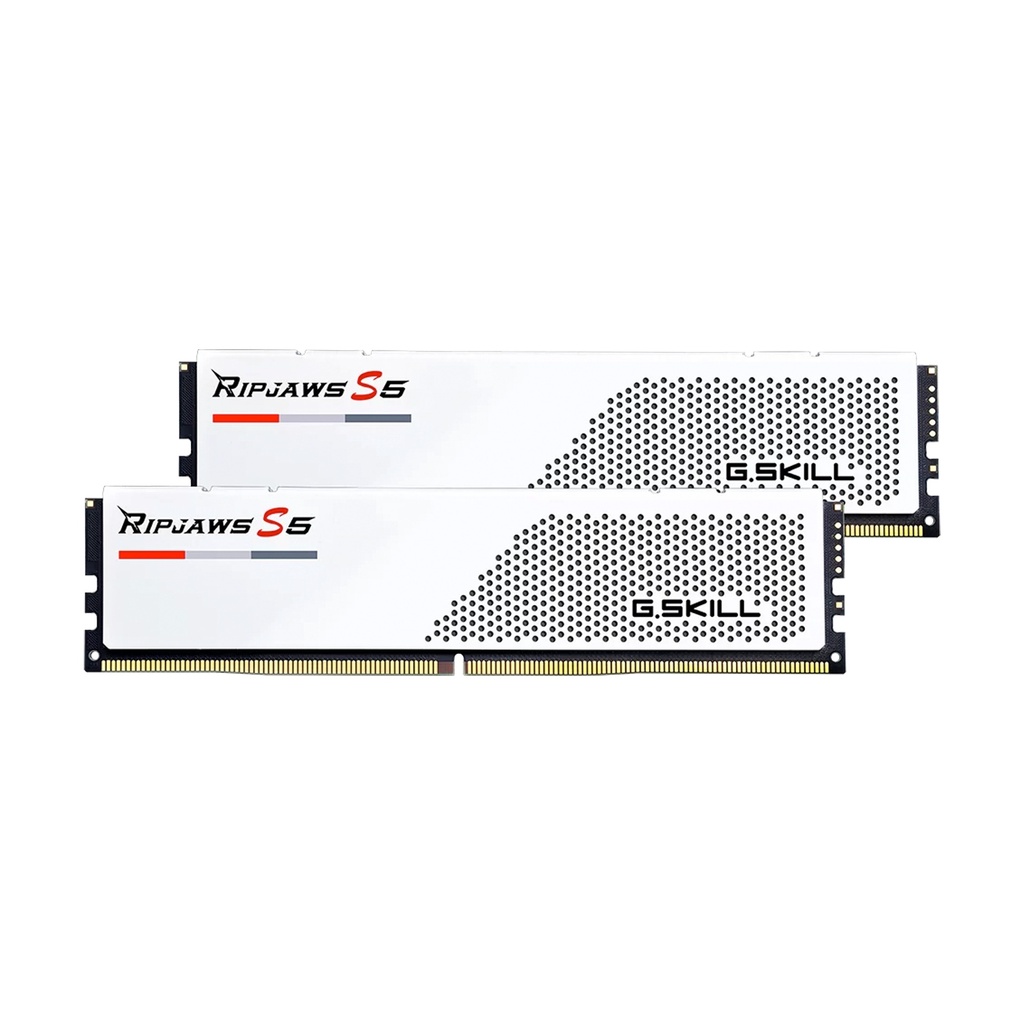 [NS029659] G.Skill RipJaws S5 Memory Module 32GB (2x16GB) DDR5 6000MHz CL36 - White