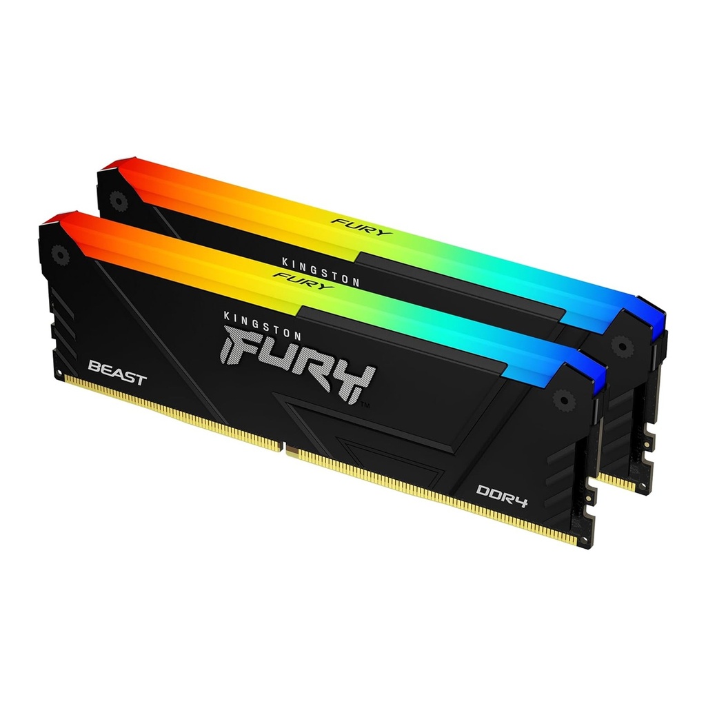 [NS028986] Kingston Fury Beast 32GB (2x16GB) DDR4 3200MHz CL16 Memory Kit - Black