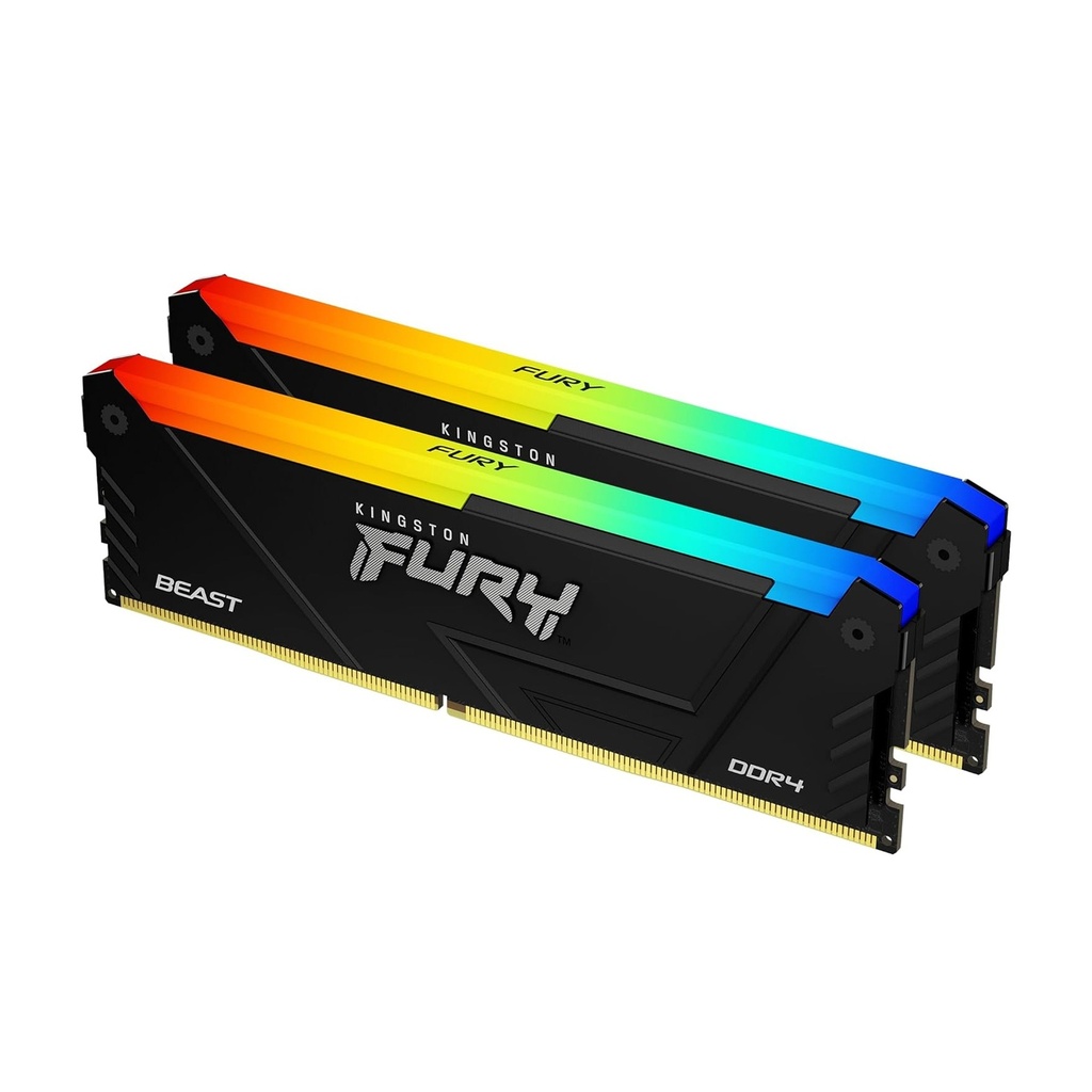 [NS013992] Kingston Fury Beast RGB 16GB DDR4 3200MHz CL16 Memory