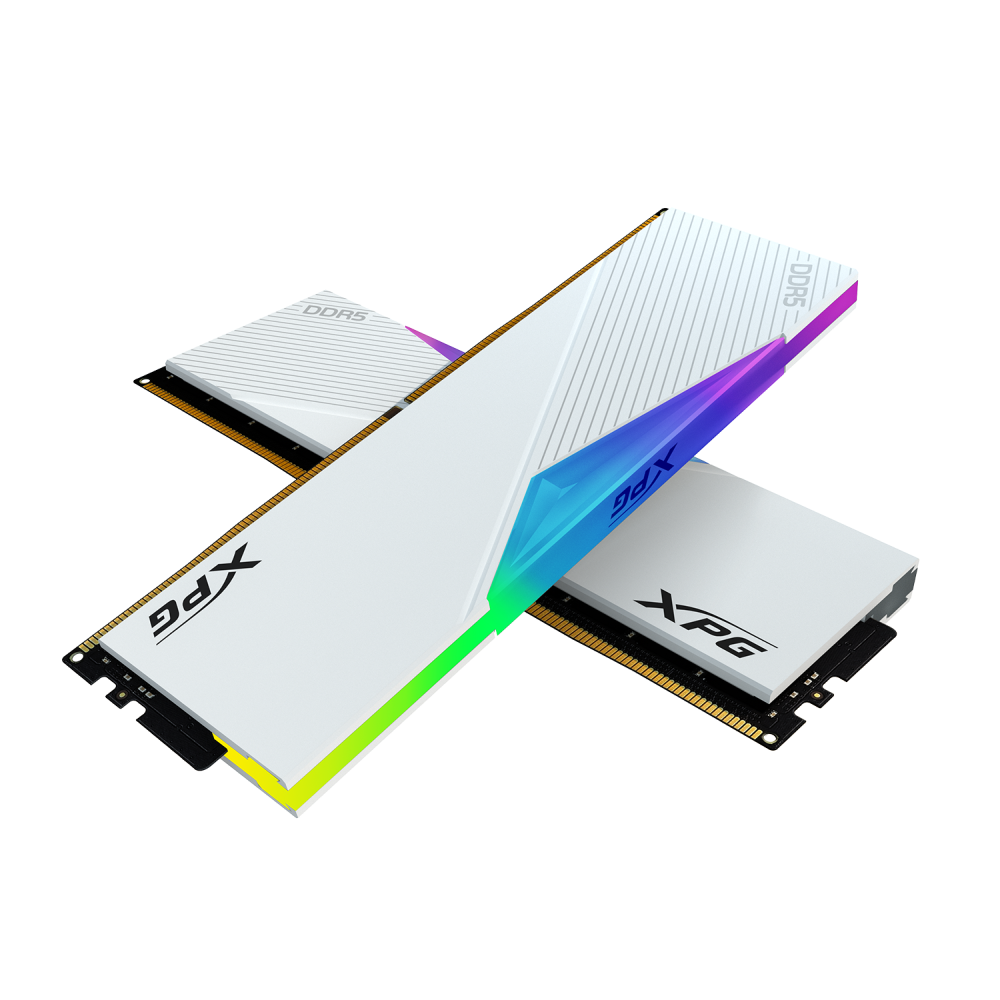 [NS027245] XPG Lancer - 32GB (2x16GB) - 6400MHz RGB DDR5 Memory RAM - White
