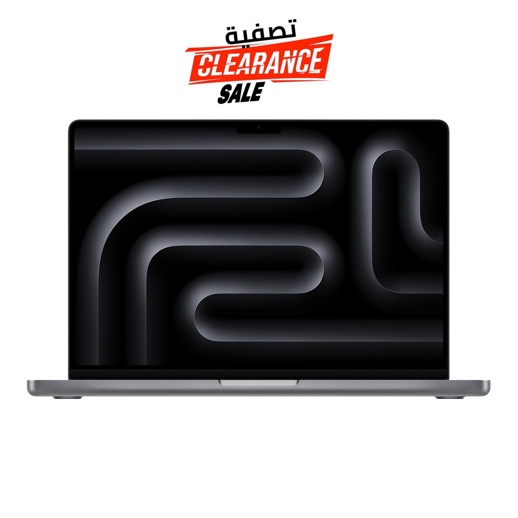 [NS013367] Apple MacBook Pro 14.2" M3 Chip 8-Core CPU 10-Core GPU 8GB RAM 512GB SSD (English/Arabic Keyboard) - SPG
