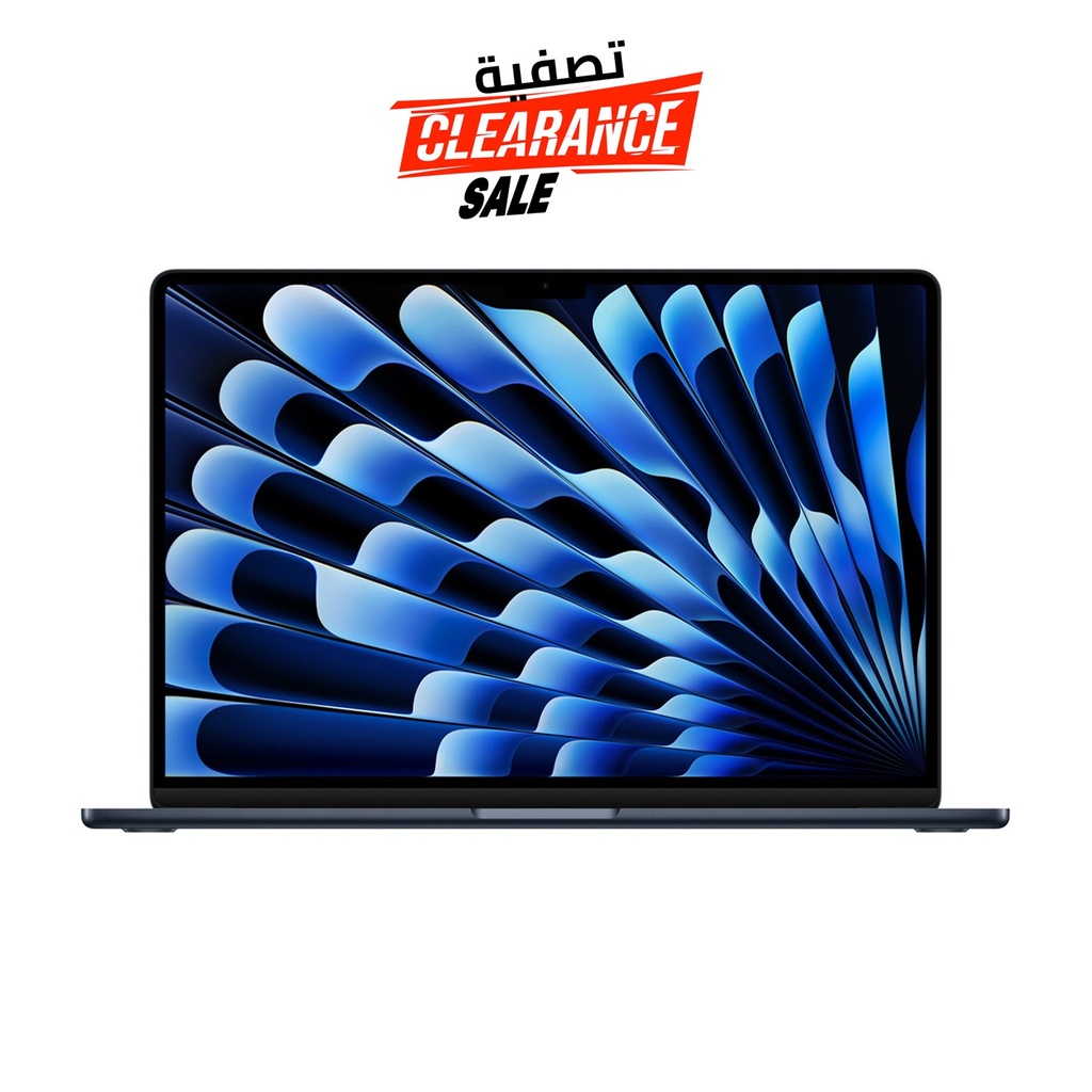 [NS027740] Apple MacBook Air 15" M3 Chip 8-Core CPU 10-Core GPU 24GB RAM 1TB SSD (English/Arabic Keyboard) - Midnight