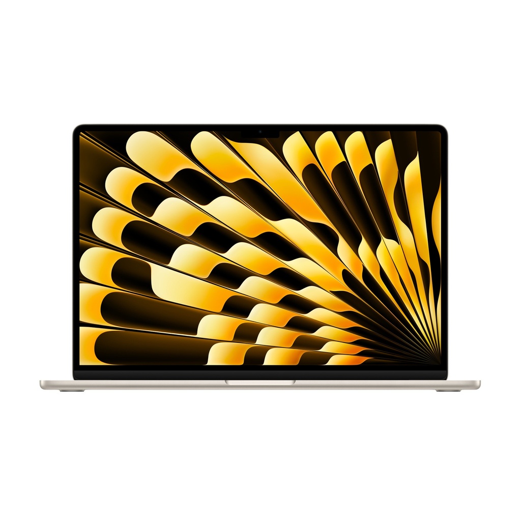 [NS029706] Apple MacBook Air 15'' M3 Chip 8-Core CPU 10-Core GPU 8GB RAM 512GB SSD (Arabic / English) - Star Light
