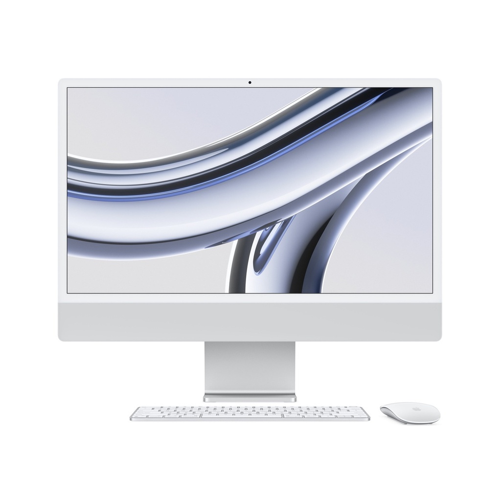 [NS029701] Apple iMac 24" M3 8-Core CPU 10-Core GPU 8GB RAM 256 SSD (Eng/Arb KB) - Silver