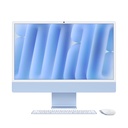 Apple iMac 24" M4 With Standard Glass 8-Core CPU 8-Core GPU 16GB RAM 256GB SSD (Eng/Arb KB) - Blue