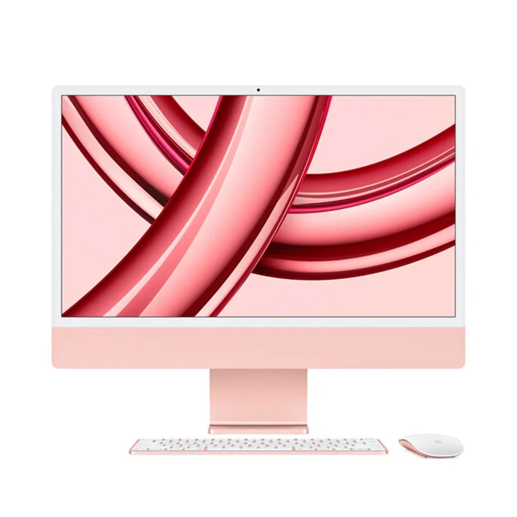 Apple iMac 24'', M3 Chip, 8 Core CPU, 10 Core GPU, 8GB unified memory, 512GB SSD, (Eng/Arb Magic Keyboard), Pink | A2873