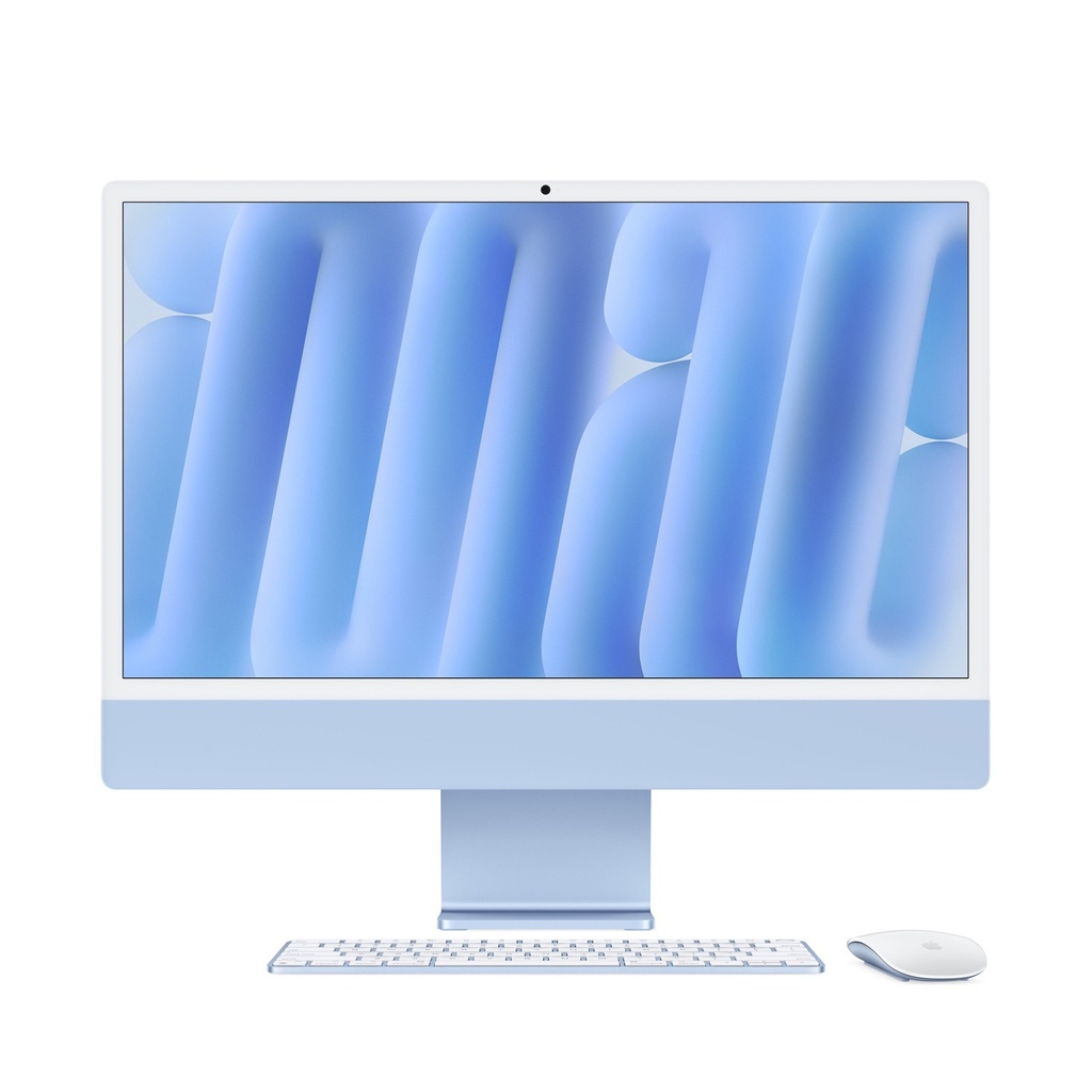 [NS031624] Apple iMac M4 Chip, 8 Core CPU, 8 Core GPU, 16GB Unified Memory, 1TB SSD, 24-inch 4.5K Retina Display, Blue | Z1E5000U8