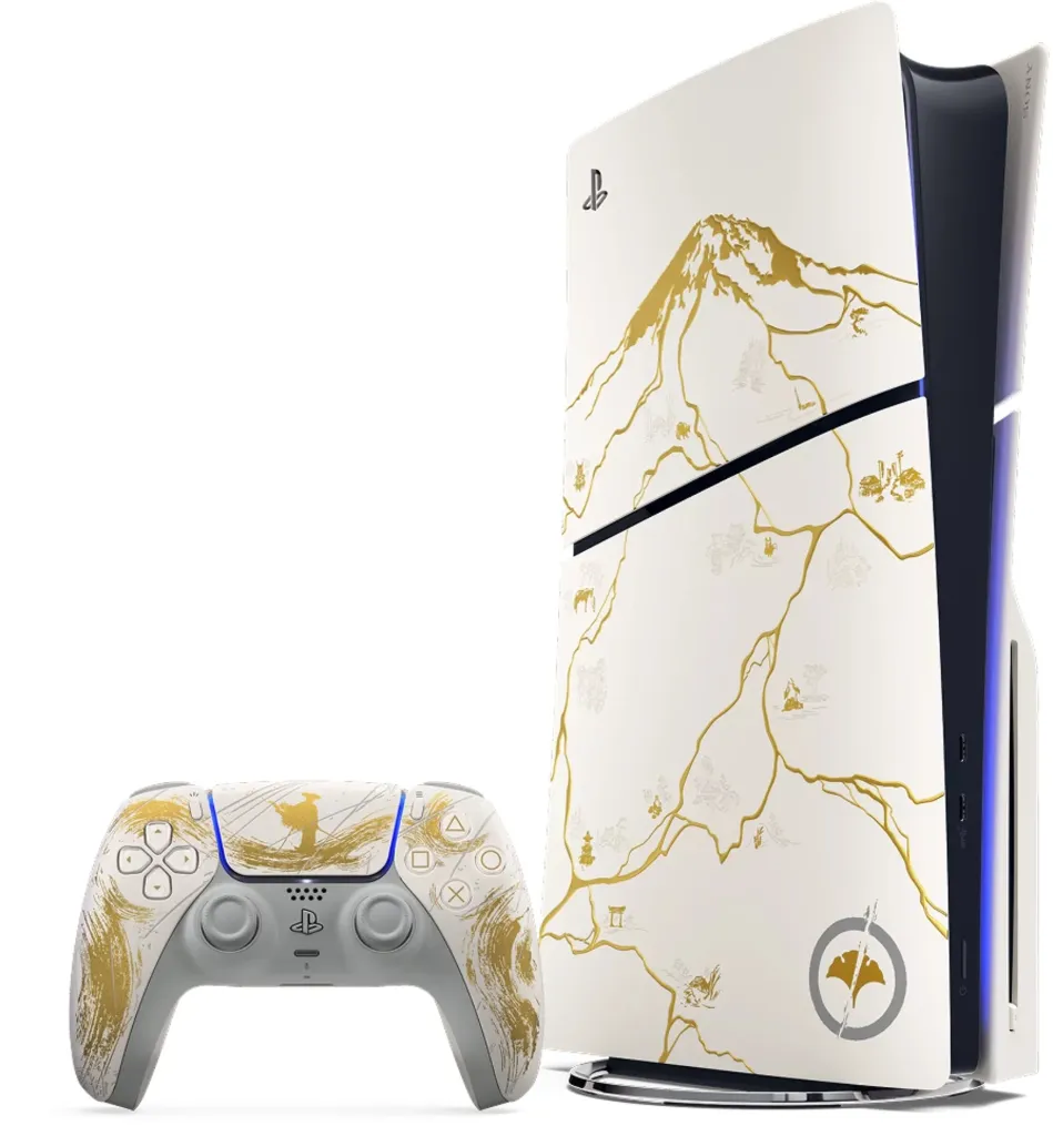 [P5C2U] PlayStation 5 CD Edition Console - Slim Ghost Of Yotei Limited Edition Bundle (Used)