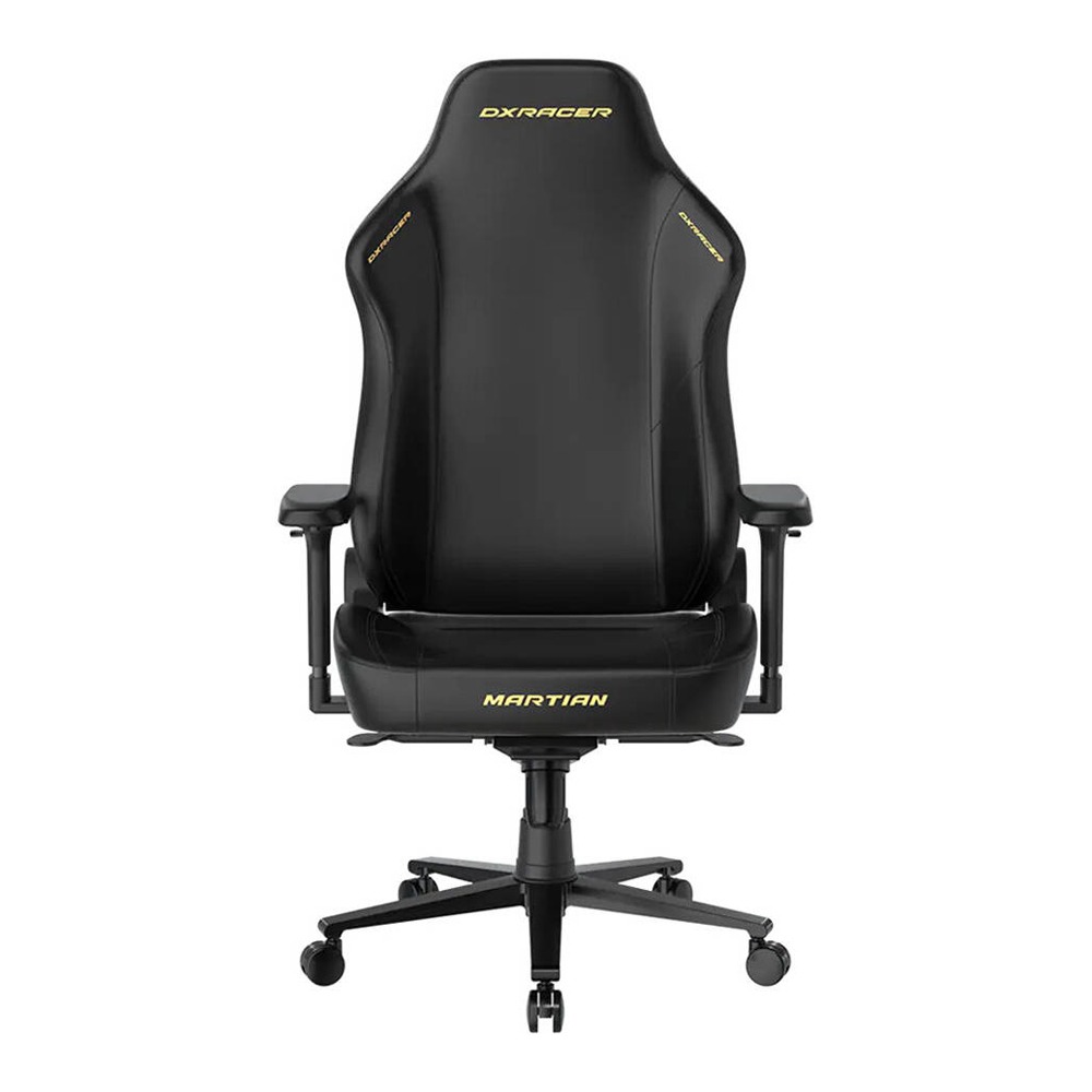 [NS031874] DXRacer Martian Large Series Gaming Chair, 4D Armrests, Integrated Lumbar 90° ~135°Back Recline Support Steel Frame, Hydraulics-Black/Yellow