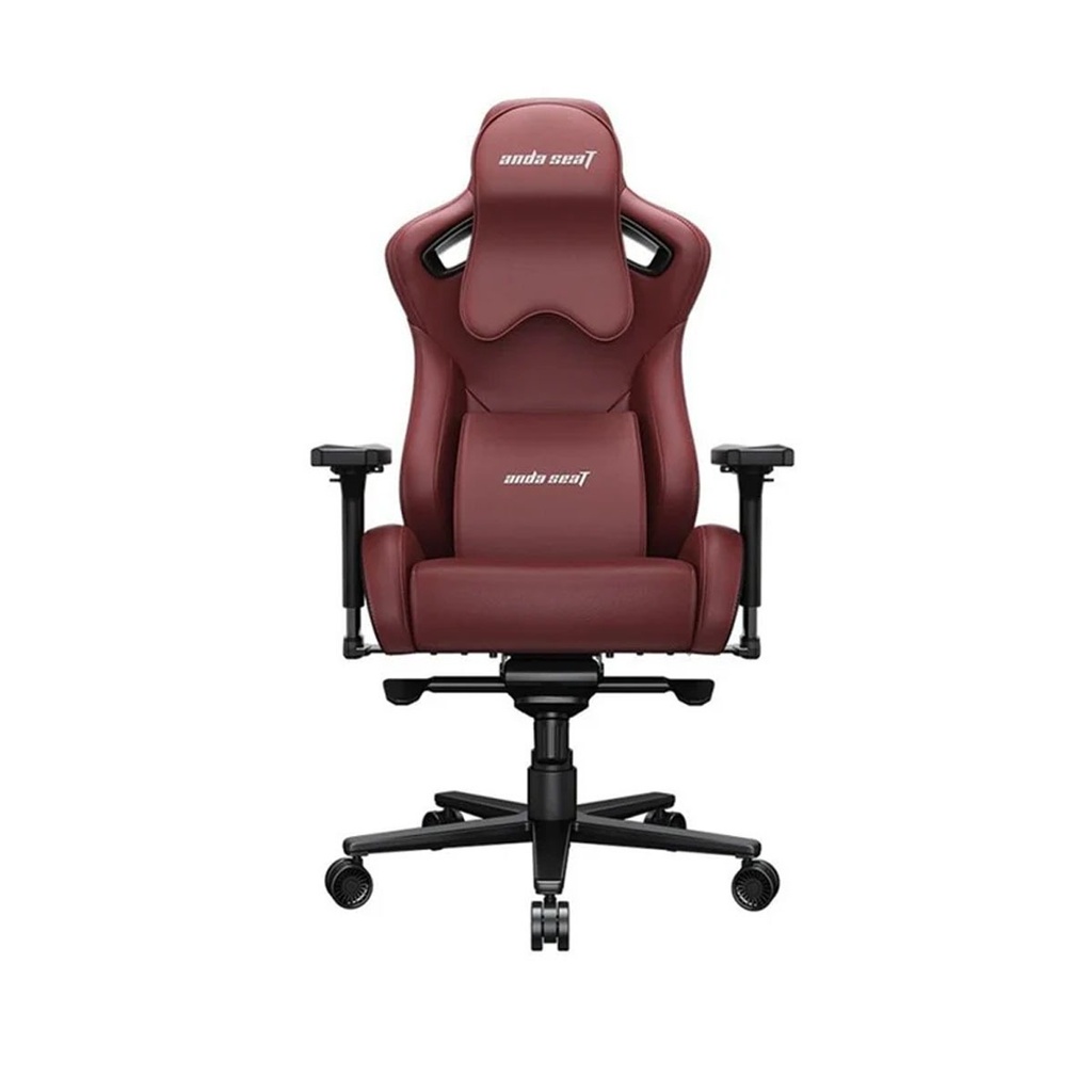 [NS030055] AndaSeat Kaiser 2 Pro Series XL Gaming Chair PVC Leather 4D Adjustable Armrests, With Big Headrest Pillow - Maroon