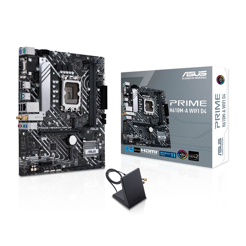 Asus Intel Prime H610M-A WIFI DDR4 LGA1700 MotherBoard