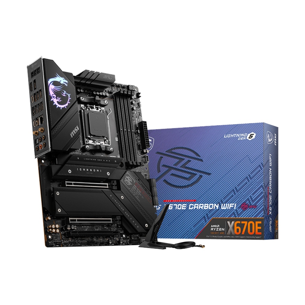 [NS015978] MSI MPG X670E Carbon Wifi AMD DDR5 Gaming Motherboard