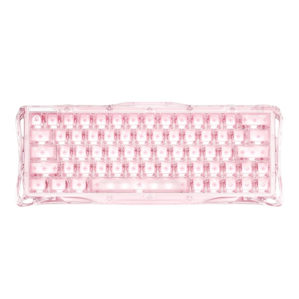 GravaStar Mercury V60 60% Hall Effect Magnetic Switch Gaming Keyboard - Crystal Rose