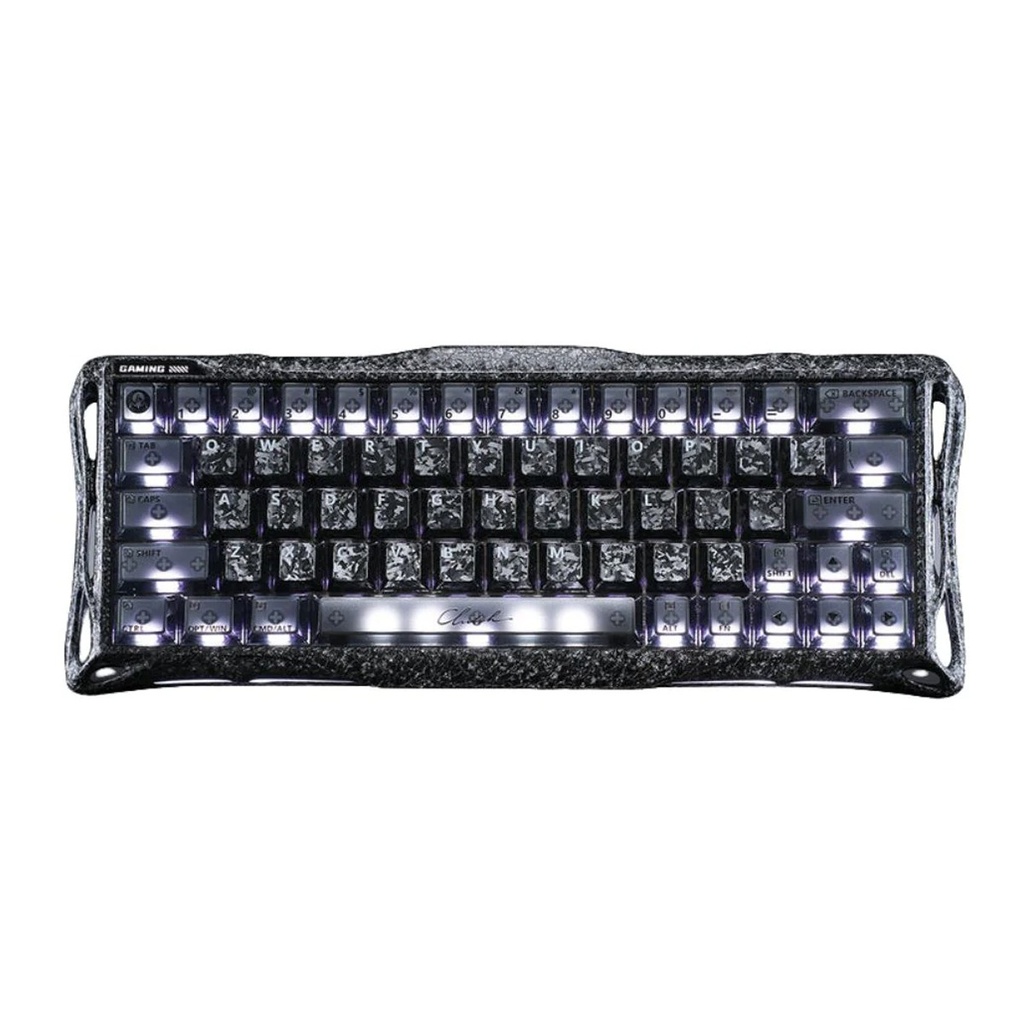 GravaStar Mercury V60 Pro 60% Hall Effect Magnetic Switch Gaming Keyboard Special Edition - Cyber Frost Black
