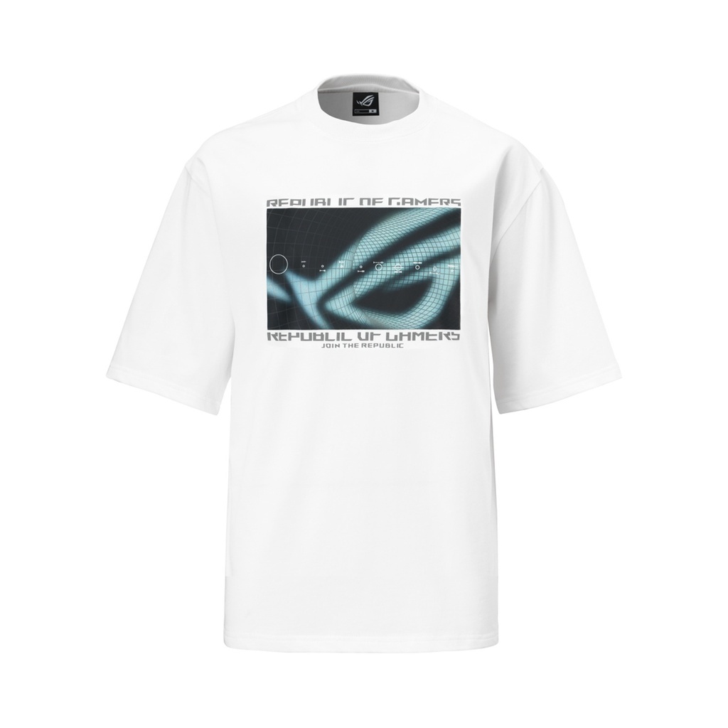 [NS033493] Asus CT1013 Rog Cosmic Wave T-Shirt Cotton 2XL - White