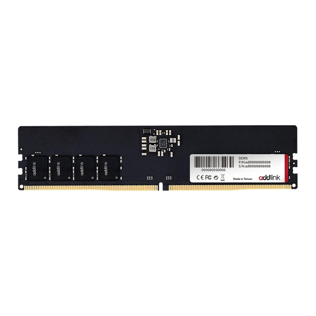 [NS033503] addlink AddGame DDR5 16GB 5600MHz Desktop Memory - Black