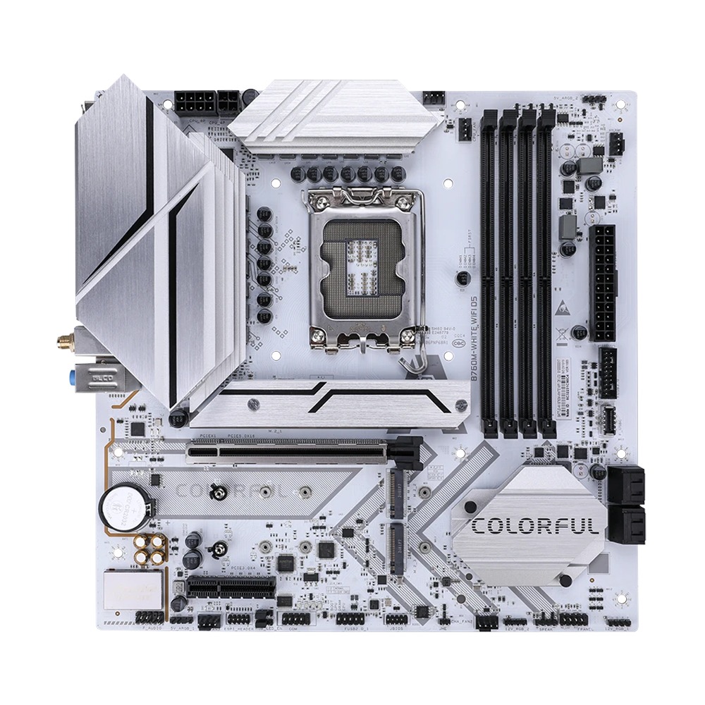 ColorFul Intel BATTLE-AX B760M-WHITE WIFI D5 V20 MotherBoard