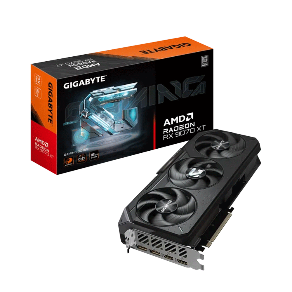 [NS033547] Gigabyte AMD Radeon RX 9070 XT Gaming OC Edition 16GB GDDR6 Graphics Card