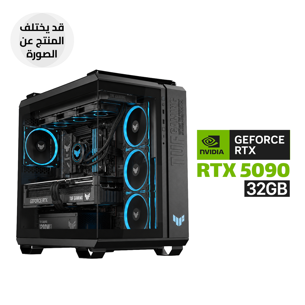 [NS033574] AMD Ryzen 9-9950X3D, Asus TUF X870-E WiFi 7 MB, 32GB D5(6000) RAM, 2TB SSD Gen 4, Asus TUF RTX 5090 32GB, Asus TUF 1200G 80PLUS GOLD, Asus TUF LC360 Liquid Cooler, Asus TUF GT502 Horizon Case,Asus TUF 3x Fans,Win 11 Pro (License)