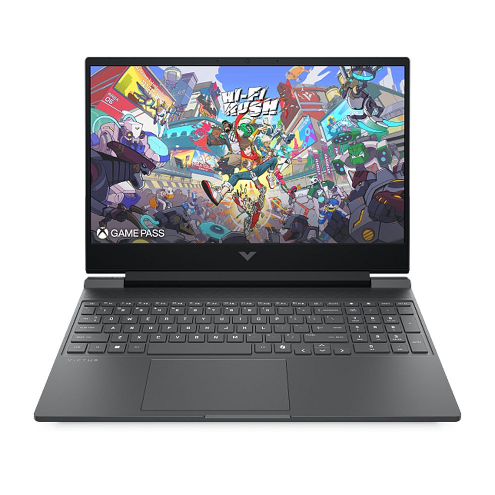 [NS033618] HP Victus (15-FA2088NE) Gaming Laptop, Intel Core7 240H Processor, 16GB RAM DDR5, 512GB SSD NVMe Gen4,RTX™ 5050 8GB Graphics, 15.6" FHD 144Hz IPS Display, Full-size, backlit Keyboard, Windows 11 Pro (License), Mica Silver | D15F2EA