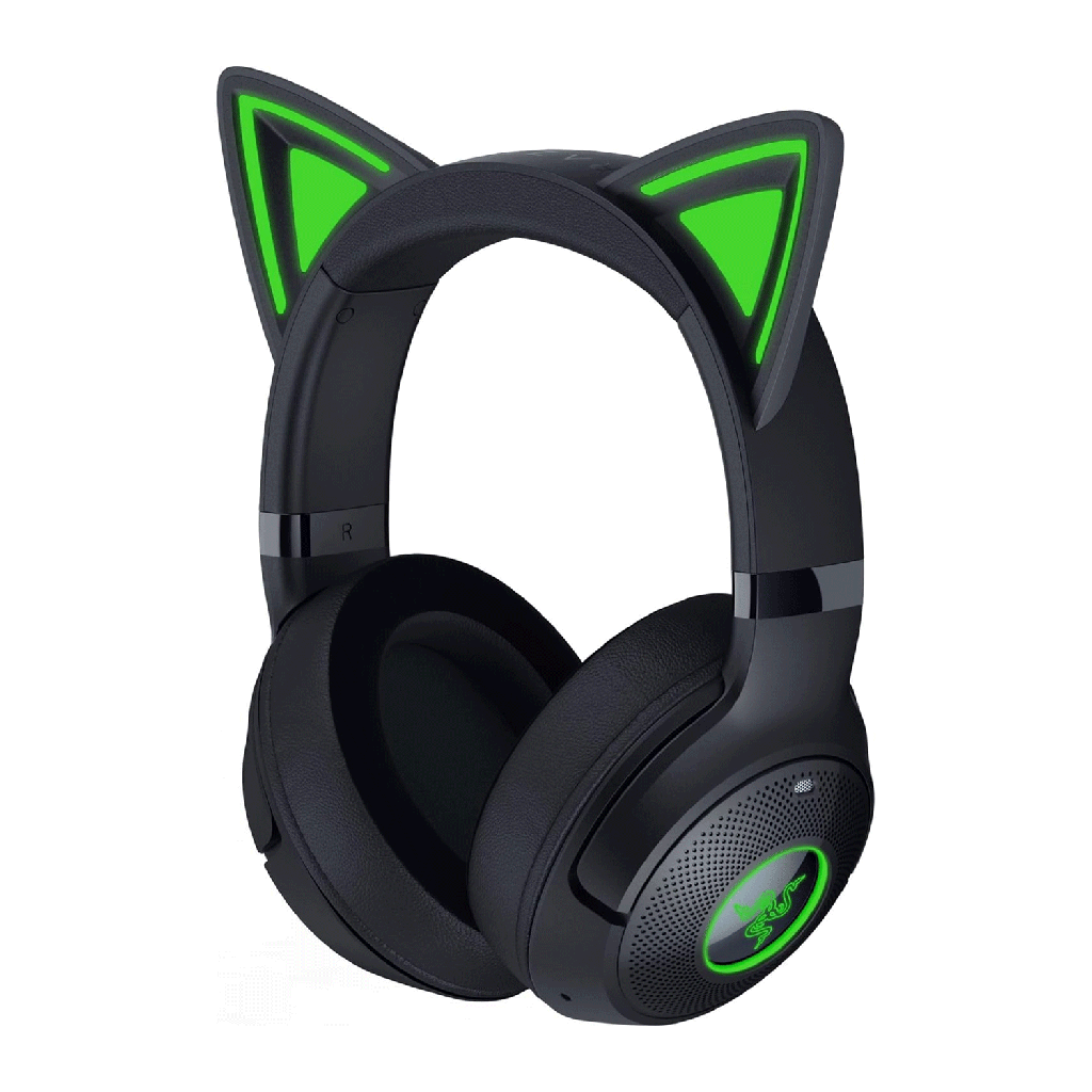 [NS033596] Razer Kraken Kitty V2 BT Wireless/Bluetooth RGB Gaming Headset RGB With Kitty Ears -Black