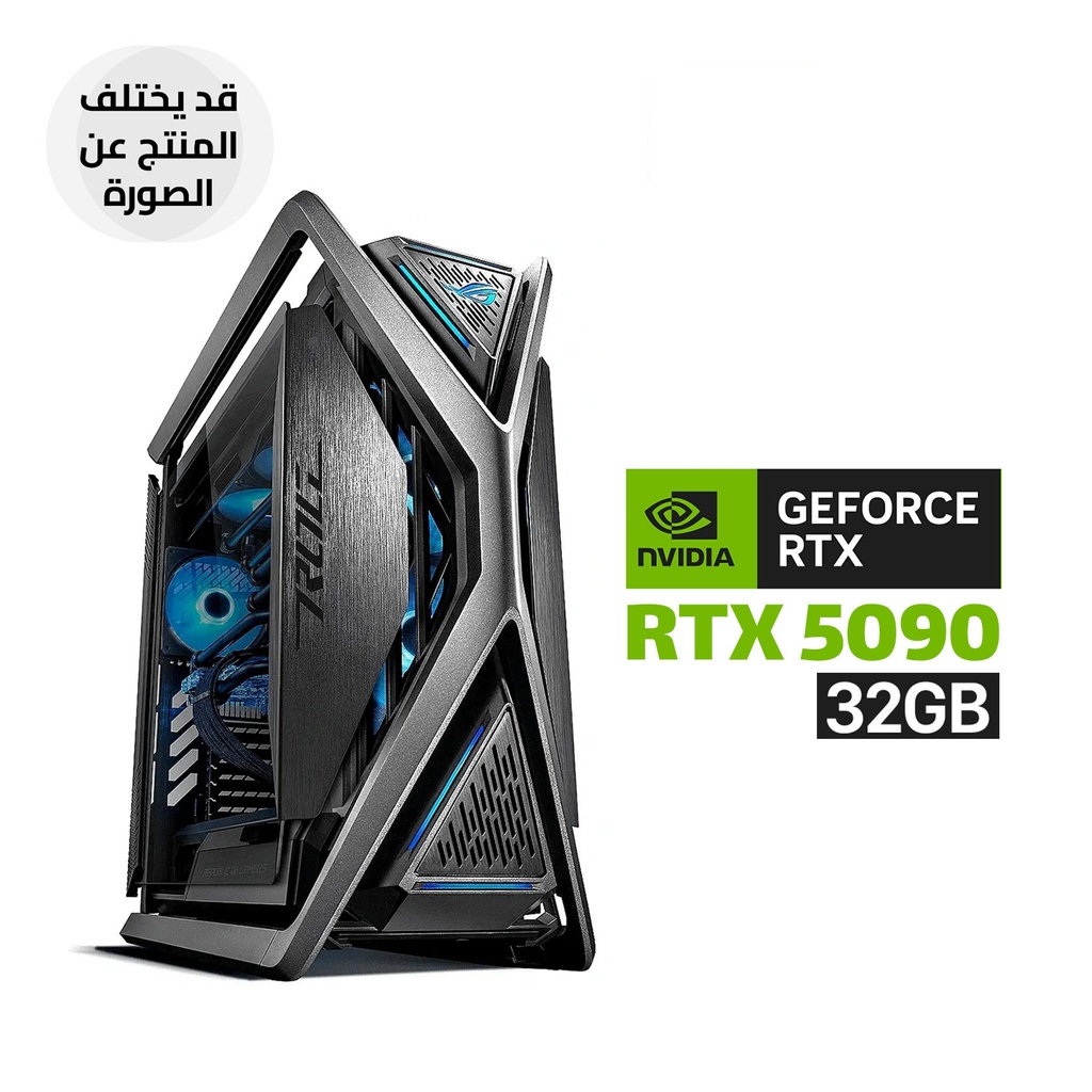 Gaming PC AMD Ryzen 9-9950X3D, ASUS ROG Strix X870F Motherboard, 64GB DDR5 6000 RAM, 2TB NVMe Gen-4 SSD, ASUS Astral 5090 32GB GPU, Asus Ryujin iii Extreme Liquid Cooler, Asus Strix 1200W Platinium PSU, LianLi Strimers, Hyperion GR701 Case, Win 11 Pro