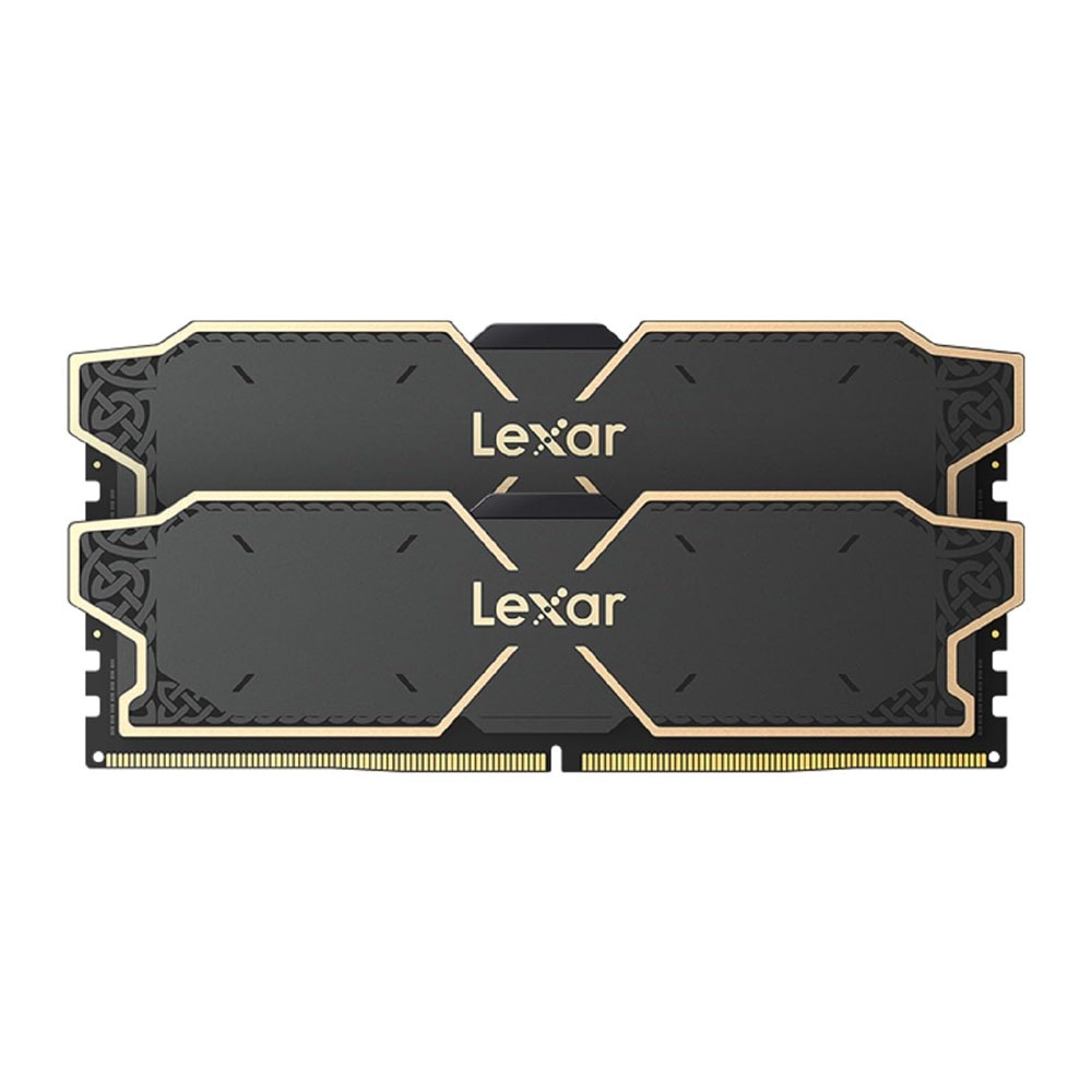 Lexar Thor OC 32GB (2x16GB) DDR5 6000MHz CL32 Memory Kit - Black