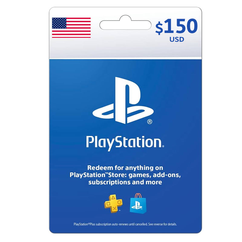 [DGCDD78B4] PlayStation Store Gift Card 150$ - USA (Send By SMS)