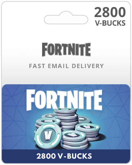 Fortnite Game 2800 V-Bucks Card (Send By SMS)
